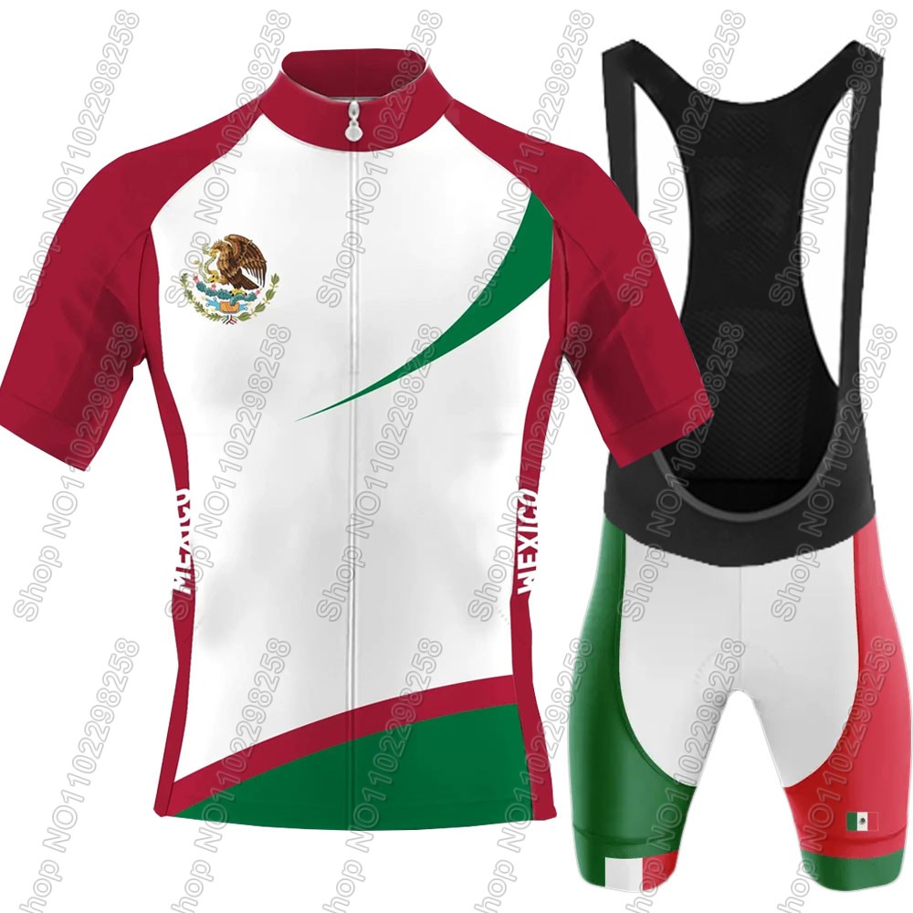 Cycling Bib Shorts - 2025 멕시코 국가 대표팀 사이클링 저지
