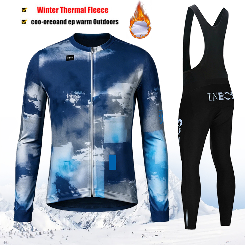 Cycling Gear Jersey - 2027 INEOS 프로 팀 남성용 기능성