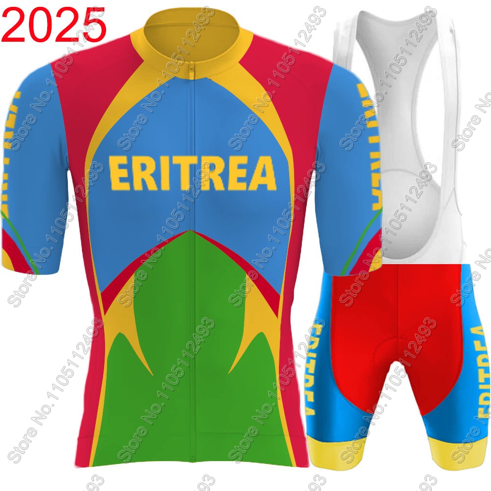 Cycling Gear Jersey - 2025 에리트레아 국가대표팀 사이클링 저지 세트
