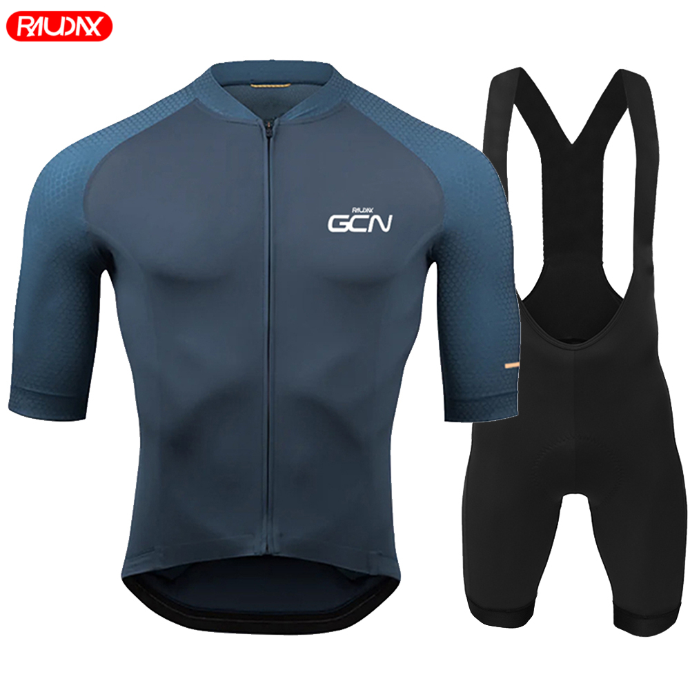 Cycling Bib Shorts - Raudax Gcn 남성용 반팔 저지 세트