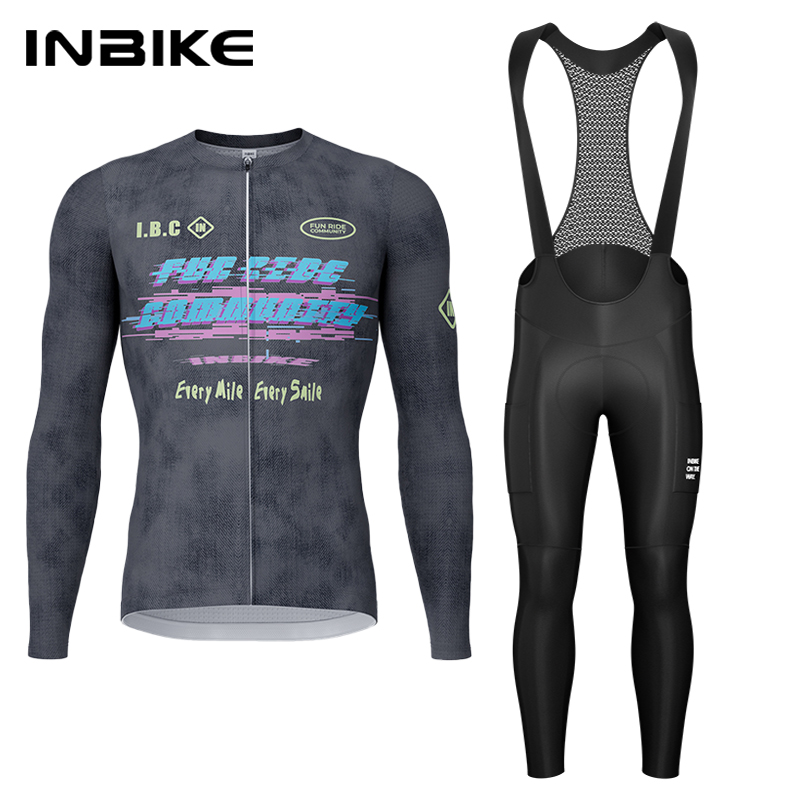 인바이크 봄 가을 사이클링 세트 사이클링 저지 긴팔 패 - Cycling Gear Jersey 리뷰 및 가격