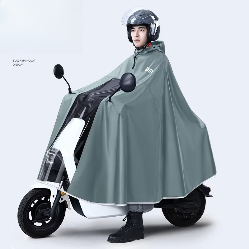두꺼운 옥스포드 방수 레인 기어 레인 판초 자전거 전기 - Cycling Gear And Equipment 리뷰 및 가격